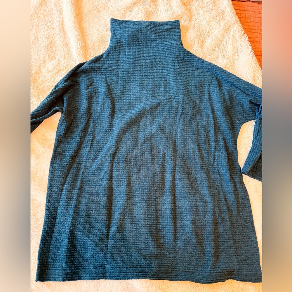 We The Free Jade Blue Knit Sweater Tunic / Sz M